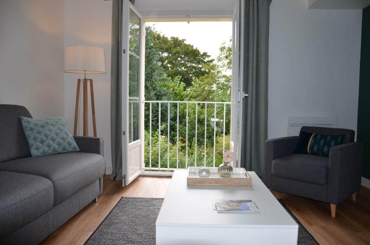Grand T2 Port de Vannes, vue sur jardin Extérieur photo