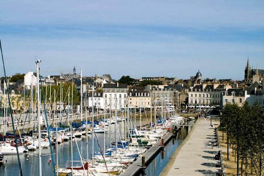 Grand T2 Port de Vannes, vue sur jardin Extérieur photo